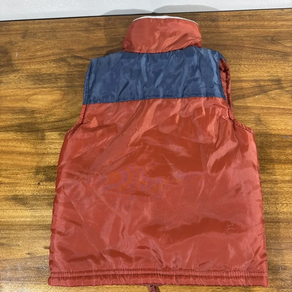 Est. 1987 Boys Rock Classic Style & Quality Boys Size 24 Mo. Orange Puffer Vest